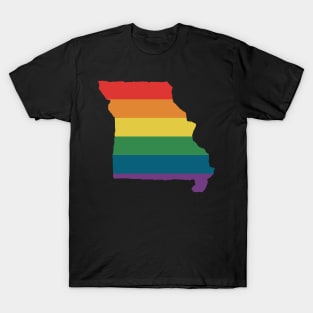 Missouri State Rainbow T-Shirt